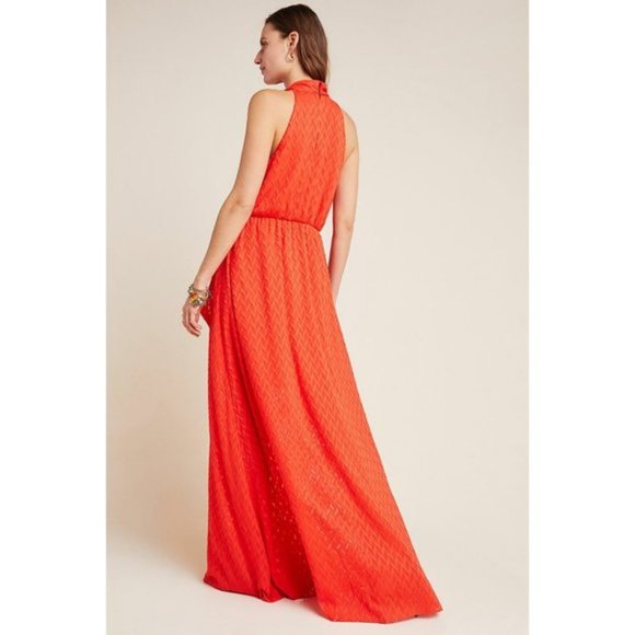 ANTHROPOLOGIE SACHIN & BABI CECELIA TIE-Neck DRESS - Picture 3 of 9